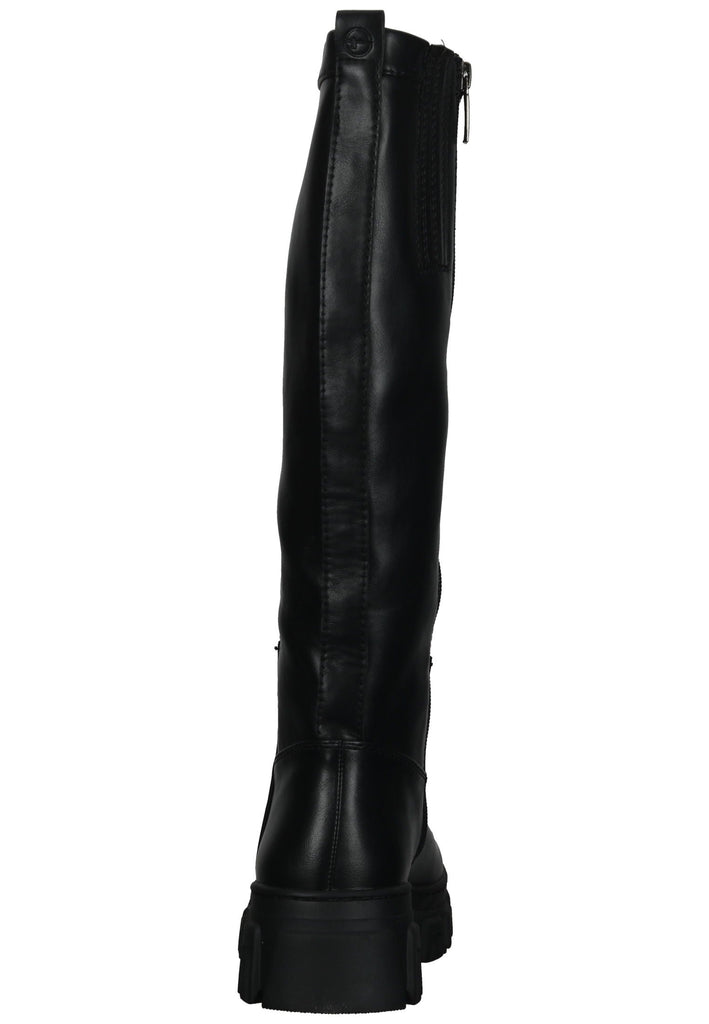 Tamaris Stiefel Lederimitat Schwarz