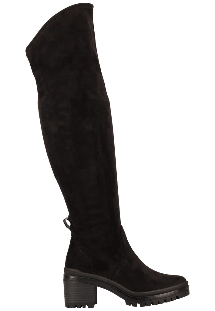 Tamaris Stiefel Lederimitat Schwarz