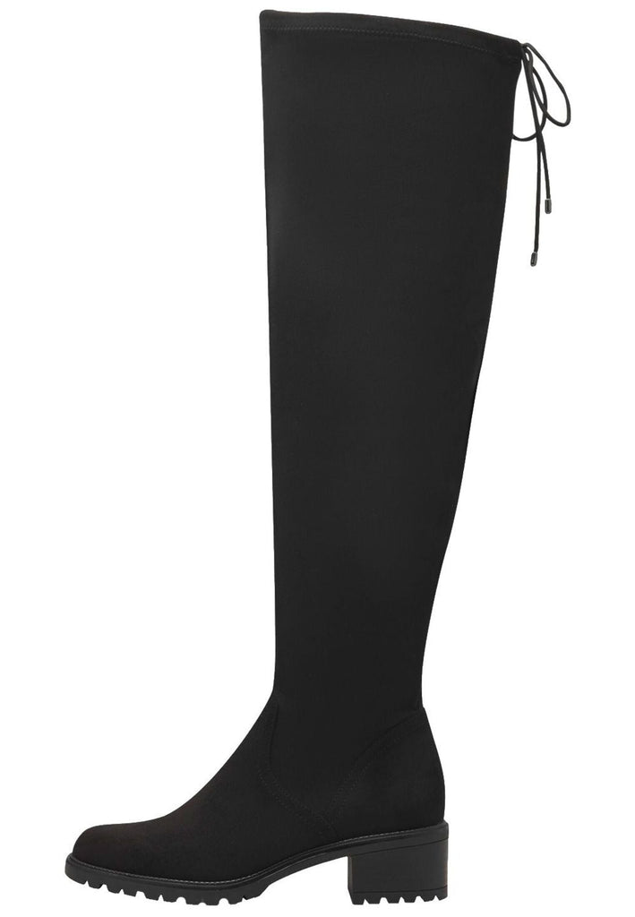 Stiefel Tamaris Stiefel Lederimitat/Textil Schwarz Warmfutter