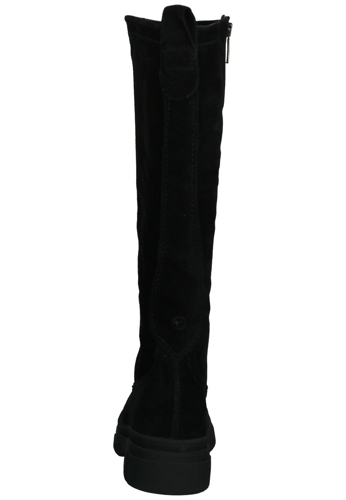 Tamaris Stiefel Veloursleder schwarz