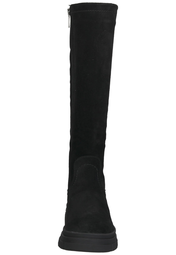 Tamaris Stiefel Veloursleder schwarz