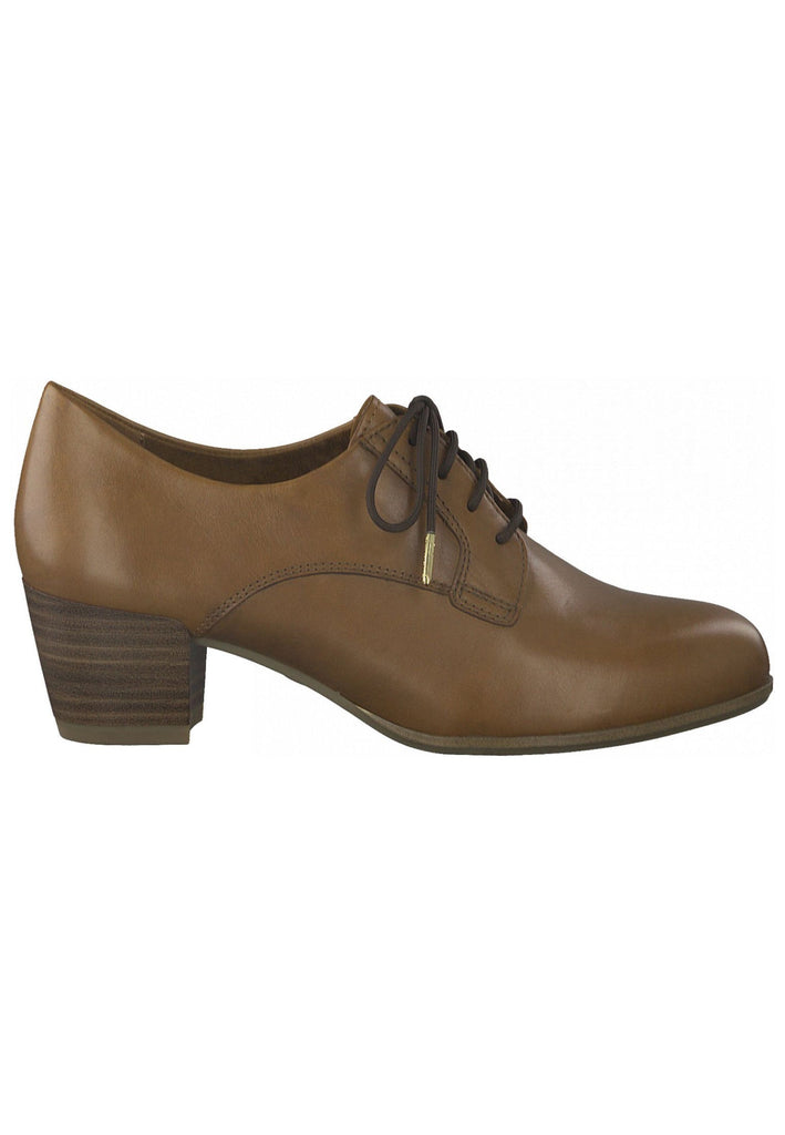 Tamaris Stiefelette Glattleder Cognac