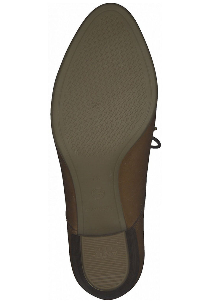 Tamaris Stiefelette Glattleder Cognac