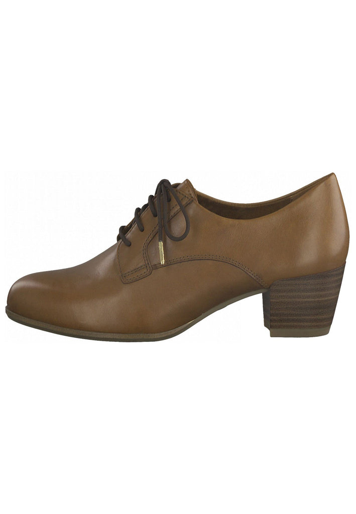 Tamaris Stiefelette Glattleder Cognac