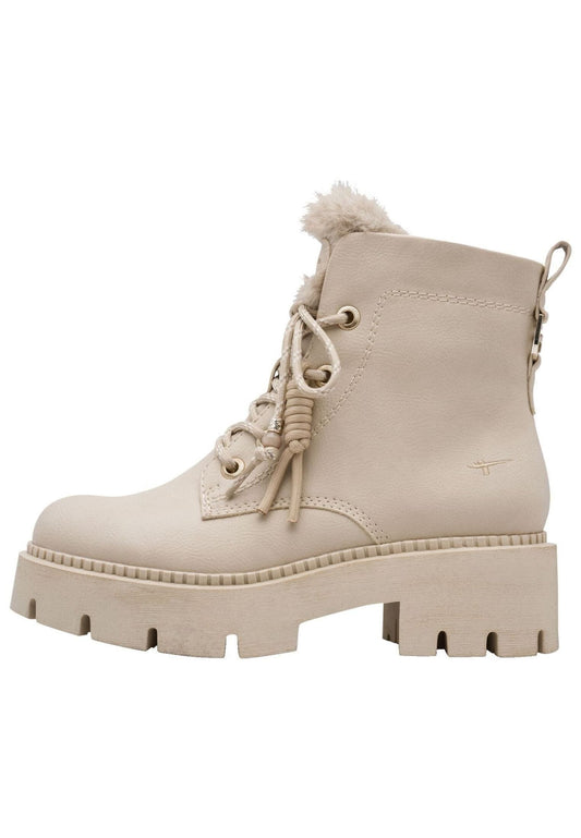 Tamaris Stiefelette Leder Beige