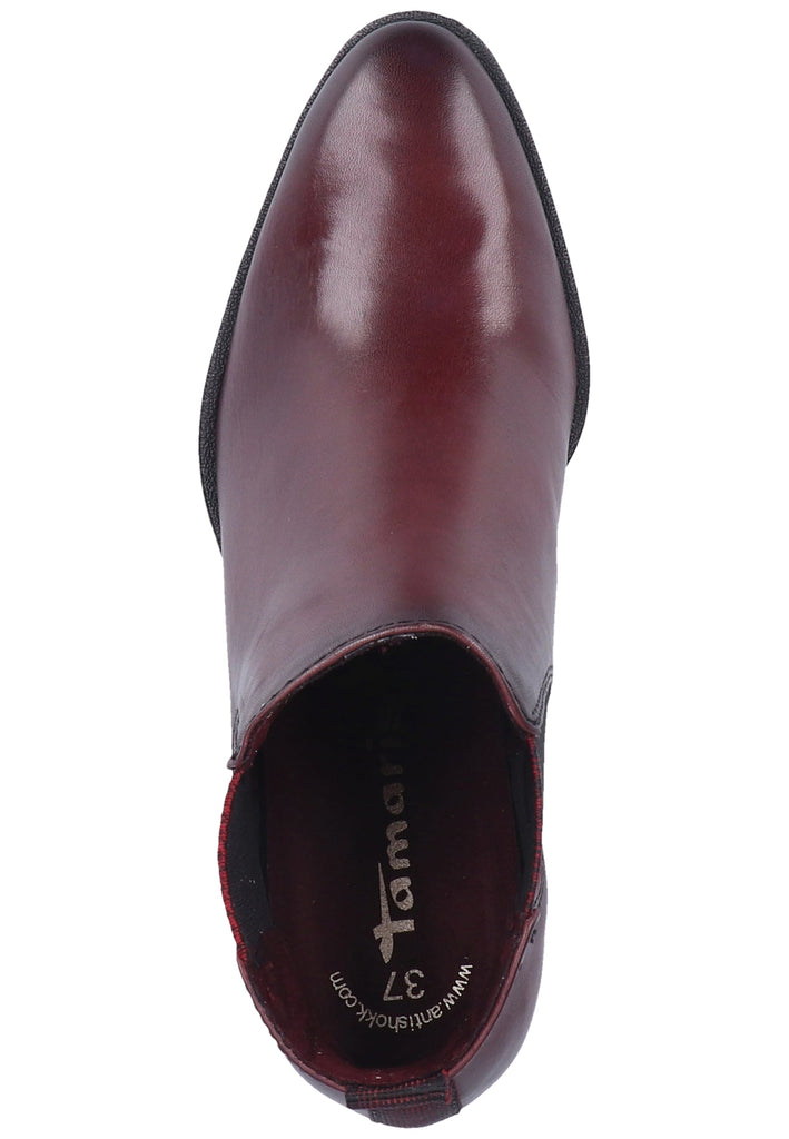 Tamaris Stiefelette Leder Bordeaux