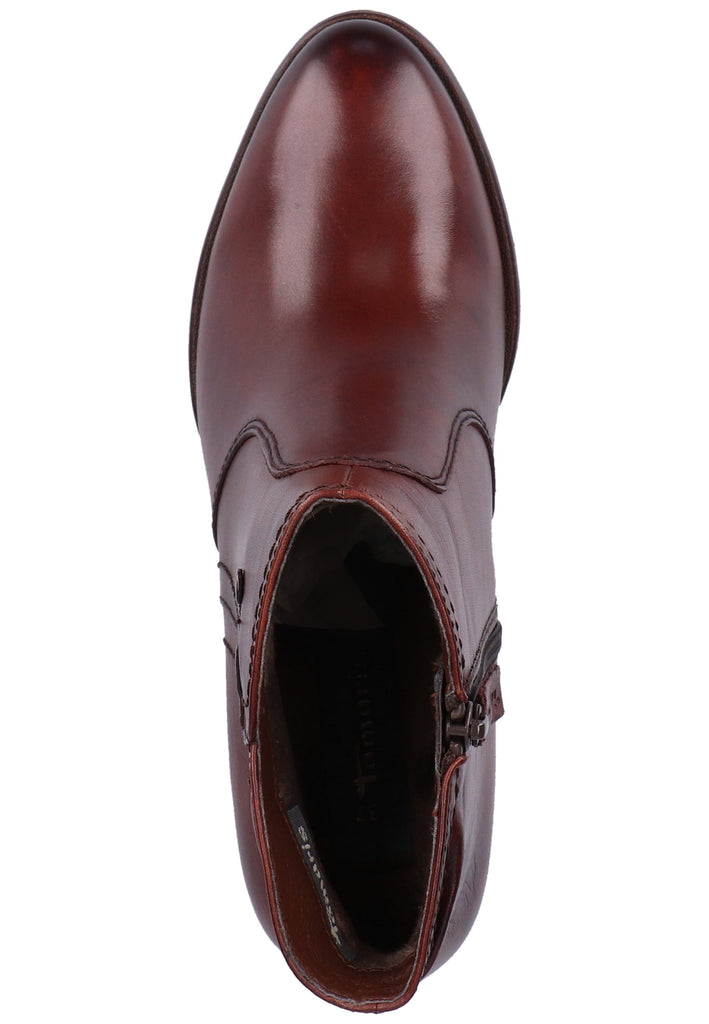 Tamaris Stiefelette Leder Chestnut