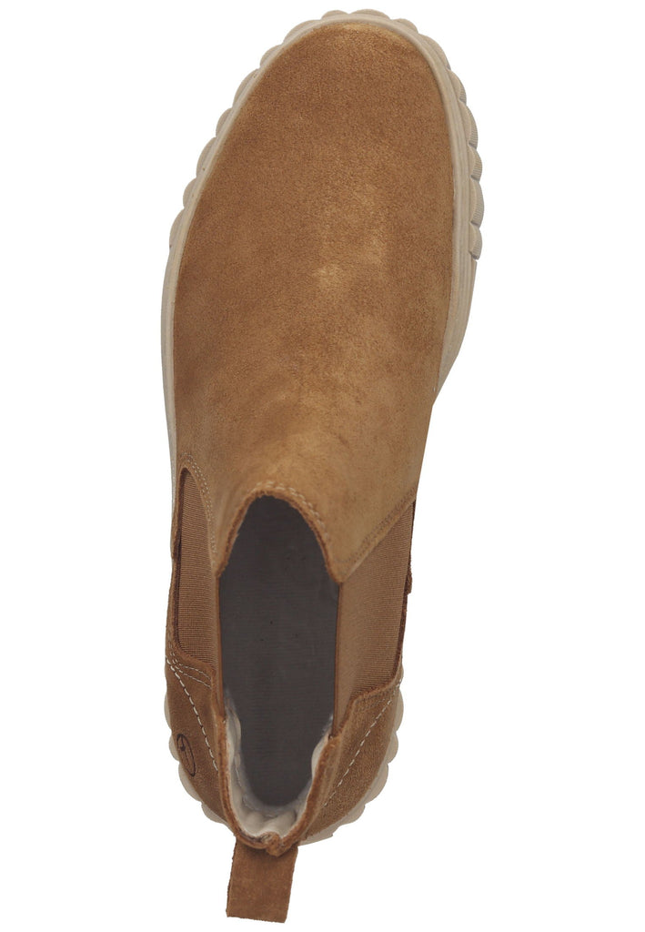 Tamaris Stiefelette Leder Cognac