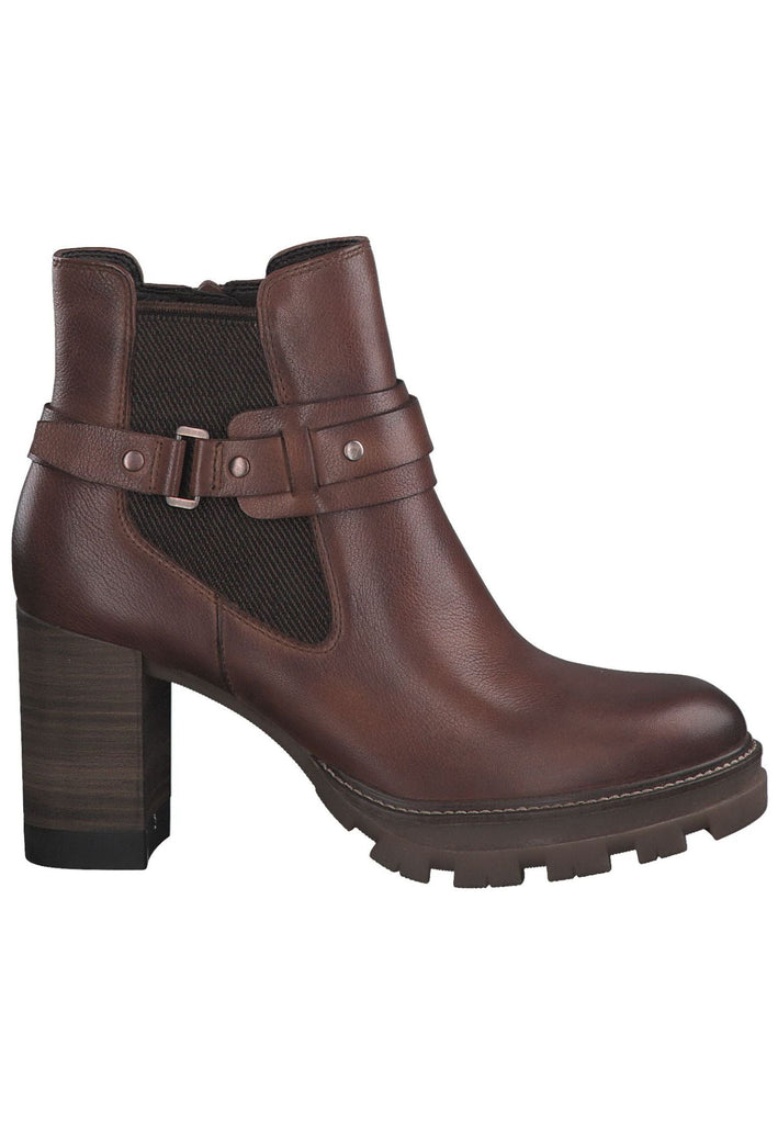 Tamaris Stiefelette Leder Cognac
