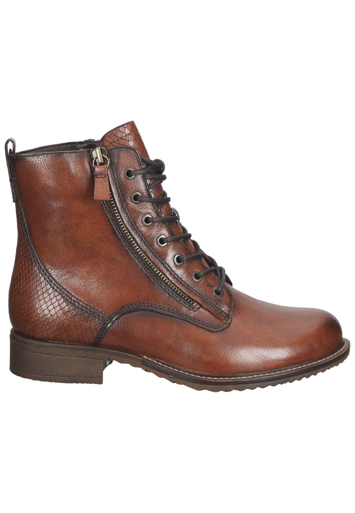 Tamaris Stiefelette Leder Cognac