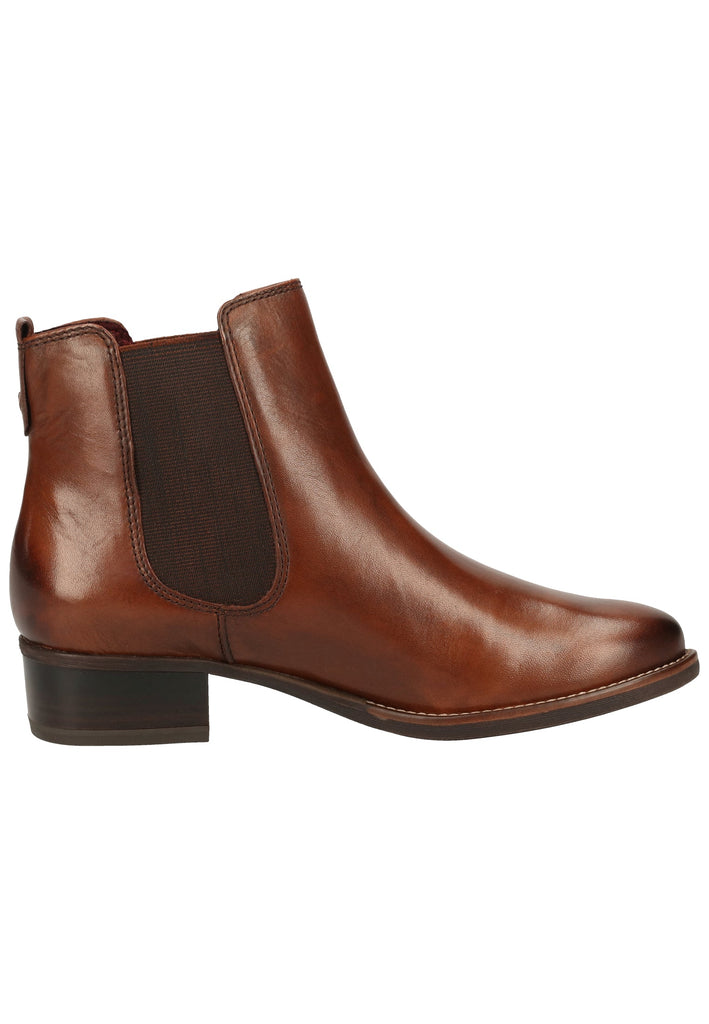 Tamaris Stiefelette Leder Cognac