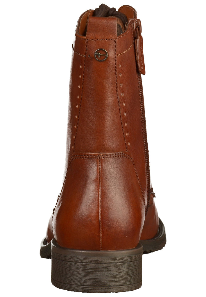 Tamaris Stiefelette Leder Cognac