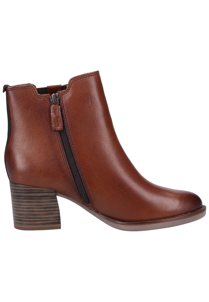 Tamaris Stiefelette Leder Cognac