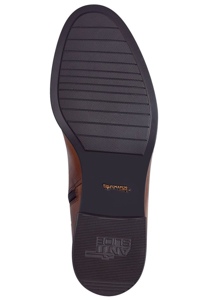 Tamaris Stiefelette Leder Cognac Warmfutter