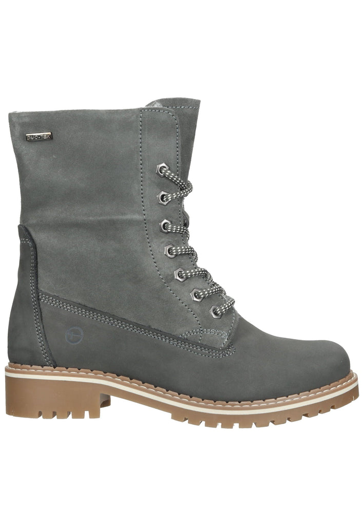 Tamaris Stiefelette Leder Dunkelgrau Warmfutter