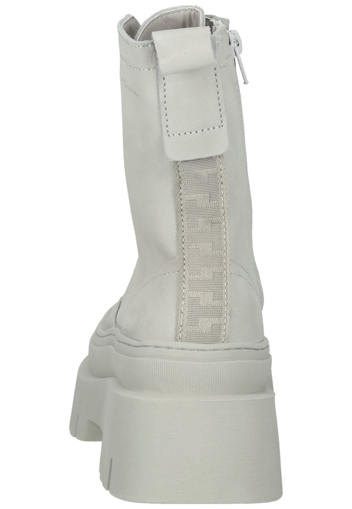 Tamaris Stiefelette Leder Hellgrau