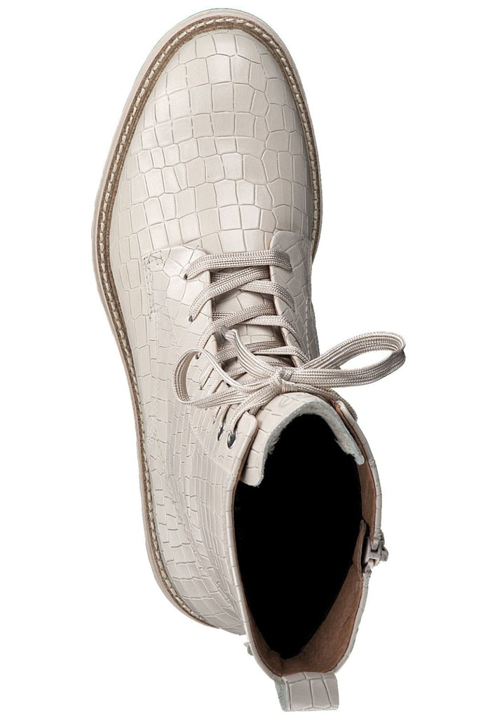 Tamaris Stiefelette Leder Ivory