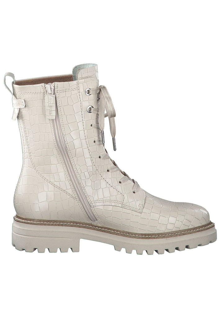 Tamaris Stiefelette Leder Ivory