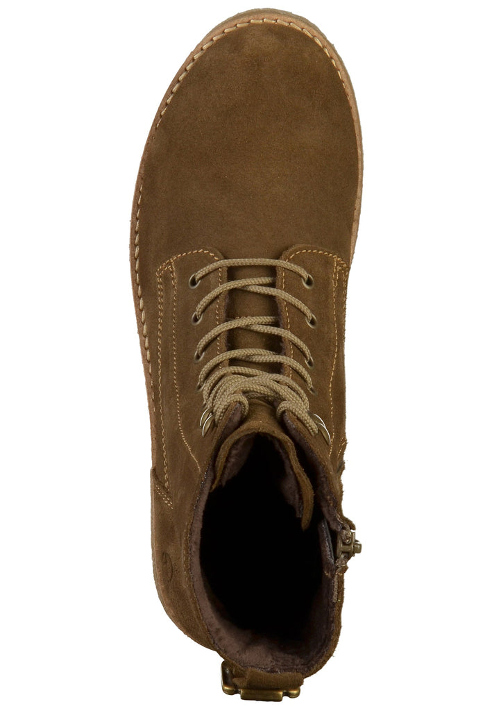 Tamaris Stiefelette Leder Oliv