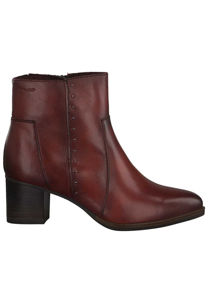 Tamaris Stiefelette Leder Rot