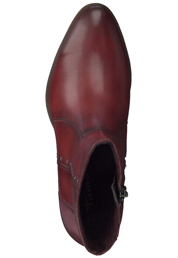 Tamaris Stiefelette Leder Rot