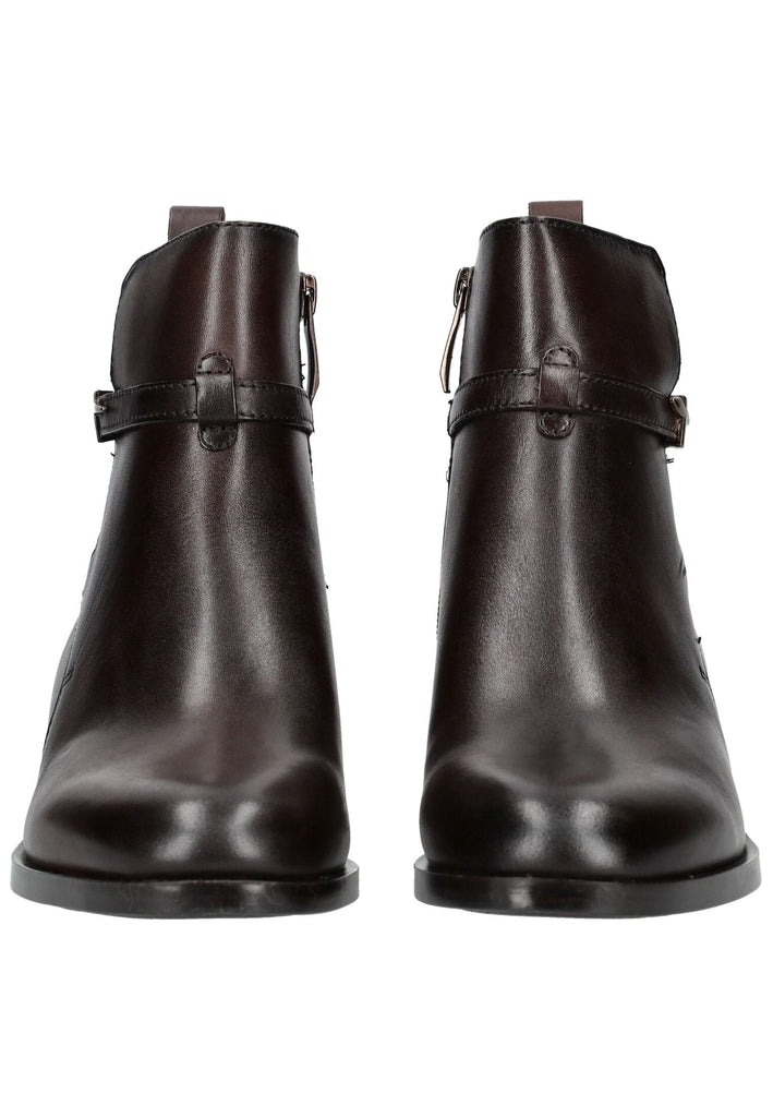 Tamaris Stiefelette Leder Rotbraun Warmfutter