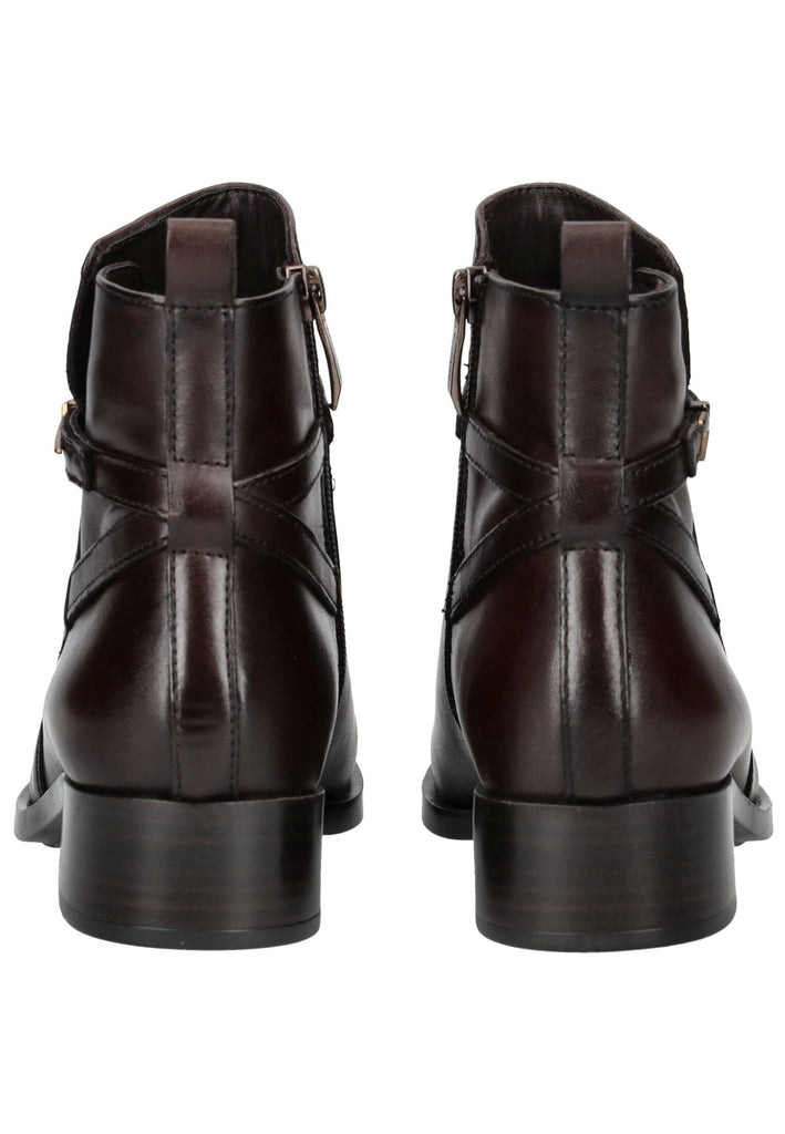 Tamaris Stiefelette Leder Rotbraun Warmfutter