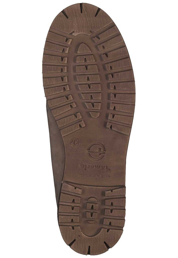 Tamaris Stiefelette Leder Sand Warmfutter