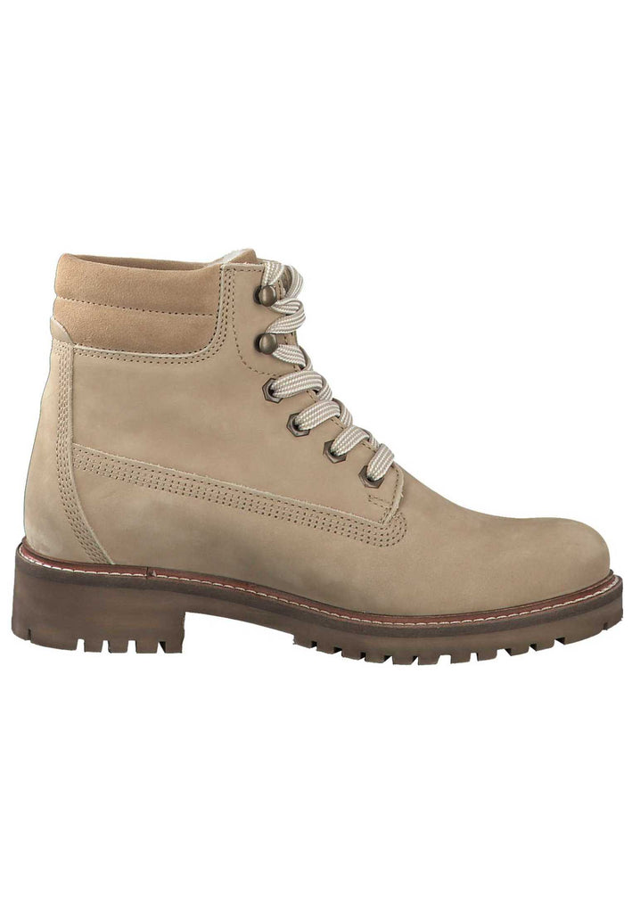 Tamaris Stiefelette Leder Sand Warmfutter