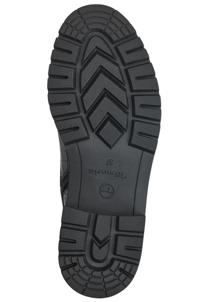 Tamaris Stiefelette Leder Schwarz