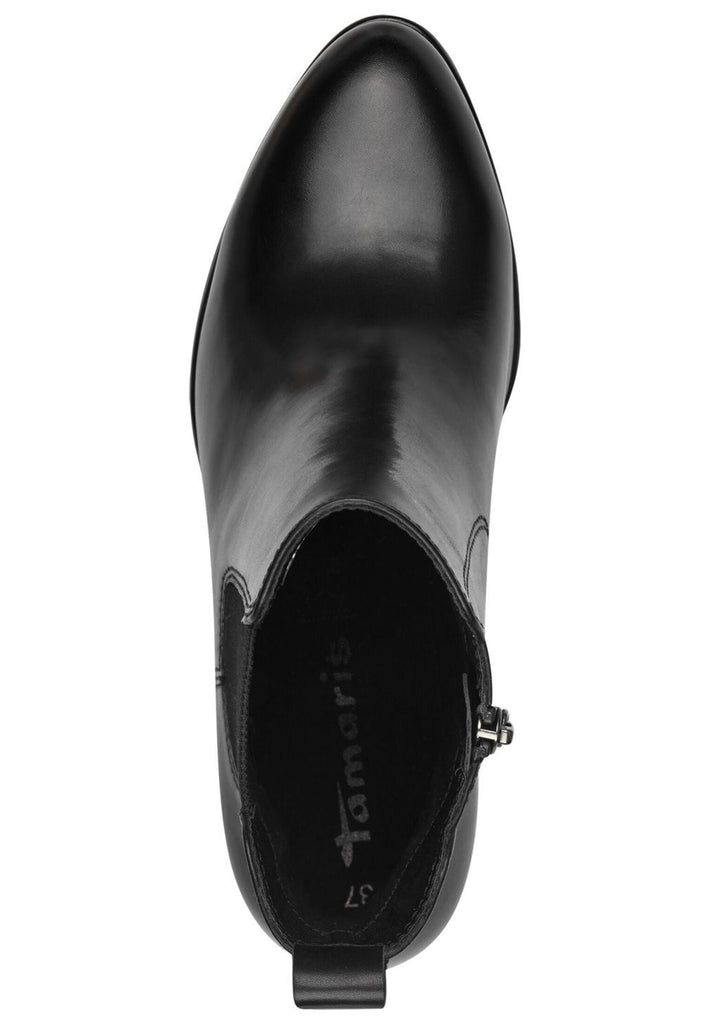 Tamaris Stiefelette Leder Schwarz