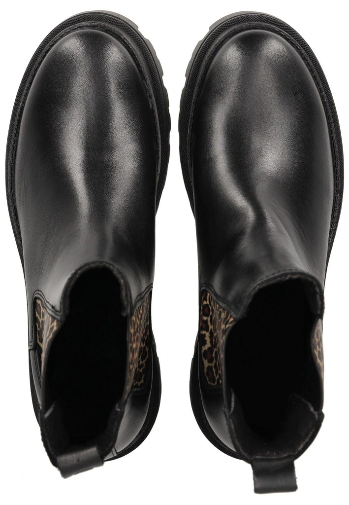 Tamaris Stiefelette Leder Schwarz