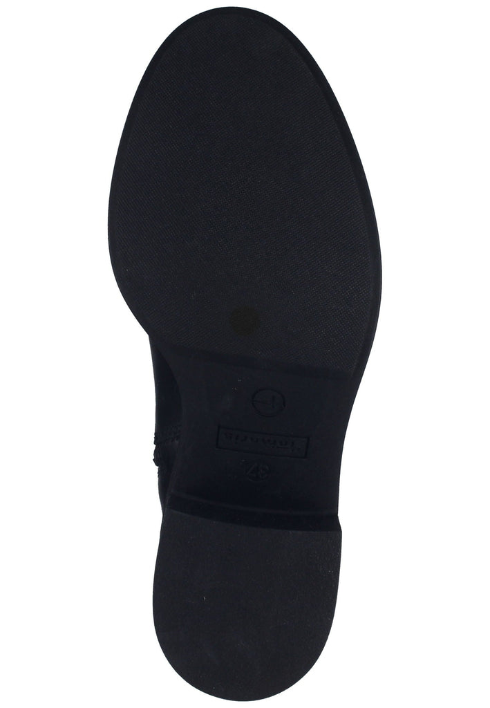 Tamaris Stiefelette Leder Schwarz