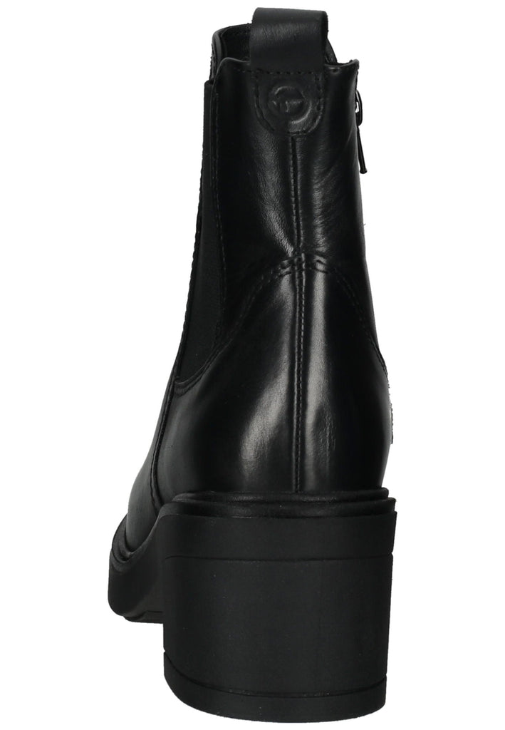 Tamaris Stiefelette Leder Schwarz