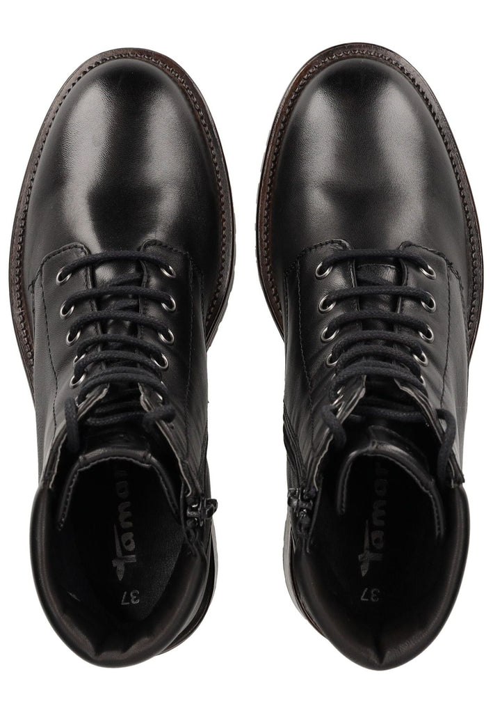 Tamaris Stiefelette Leder Schwarz