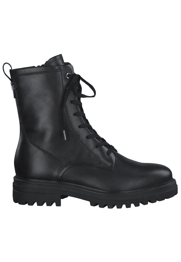 Tamaris Stiefelette Leder Schwarz