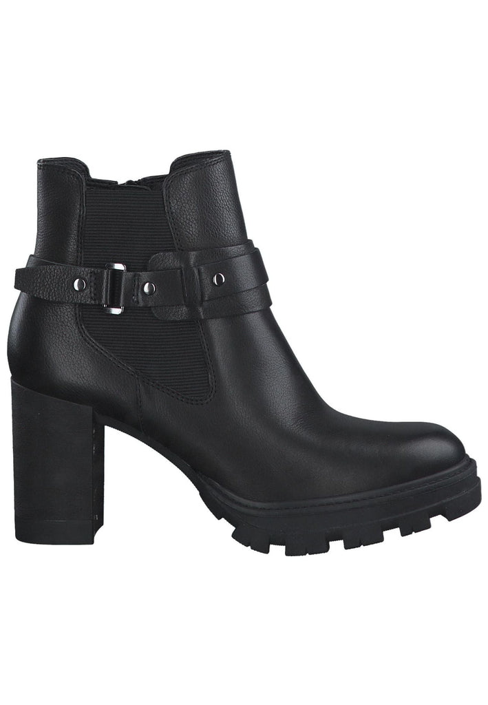 Tamaris Stiefelette Leder Schwarz