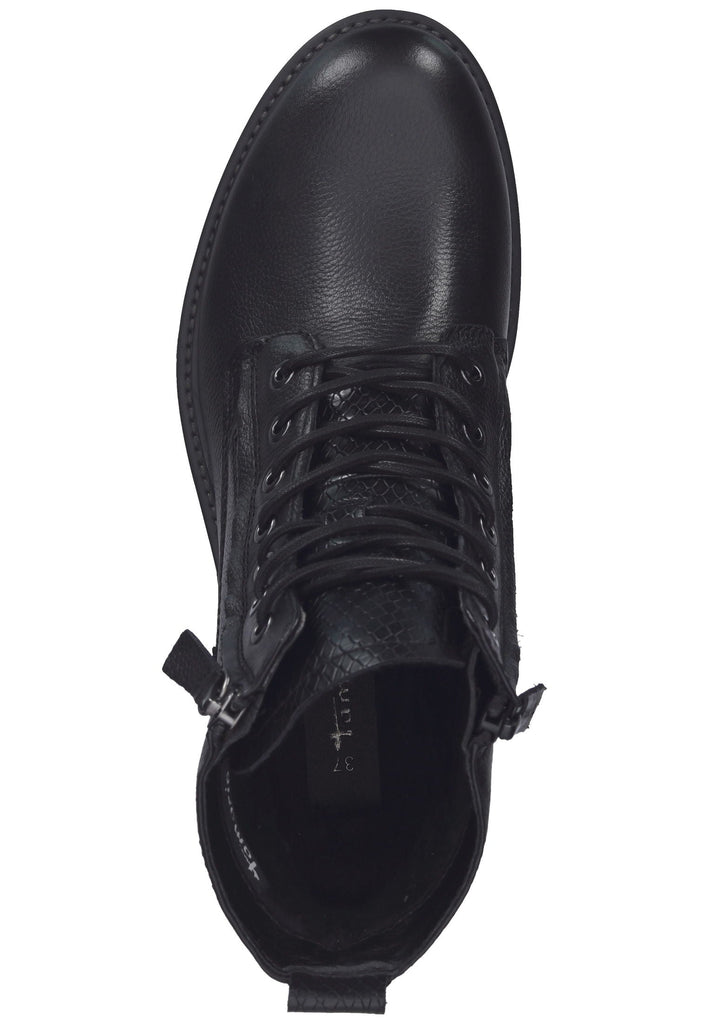 Tamaris Stiefelette Leder Schwarz