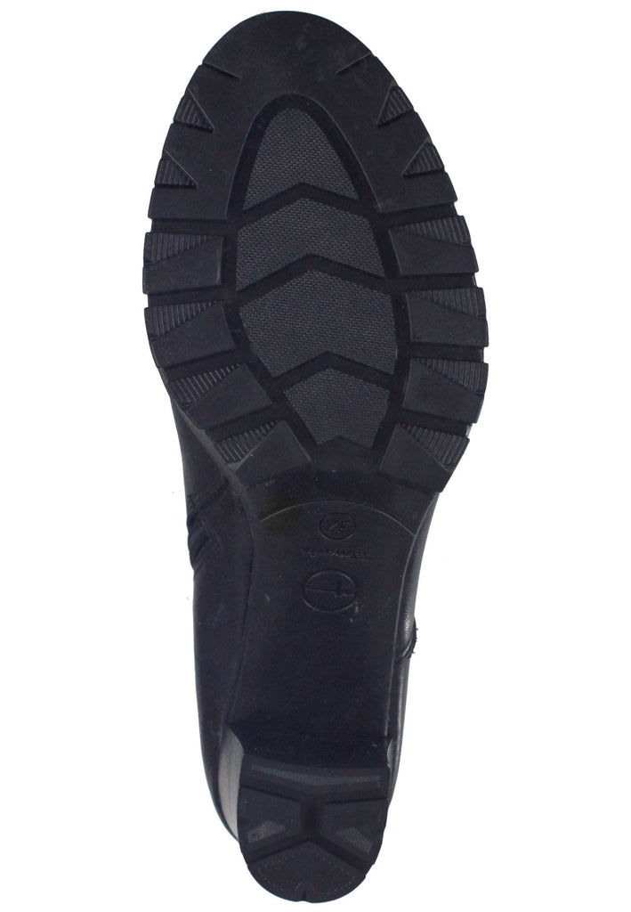 Tamaris Stiefelette Leder Schwarz