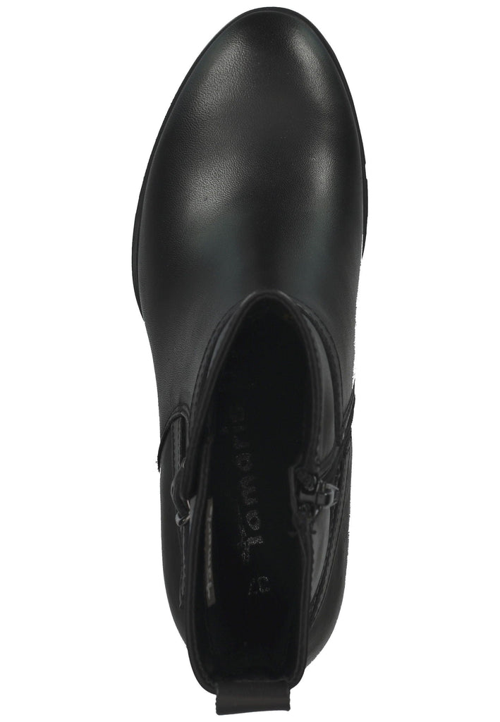 Tamaris Stiefelette Leder Schwarz