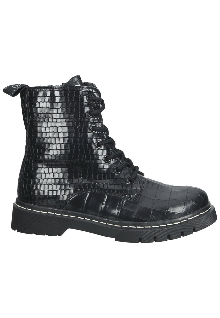 Tamaris Stiefelette Leder Schwarz
