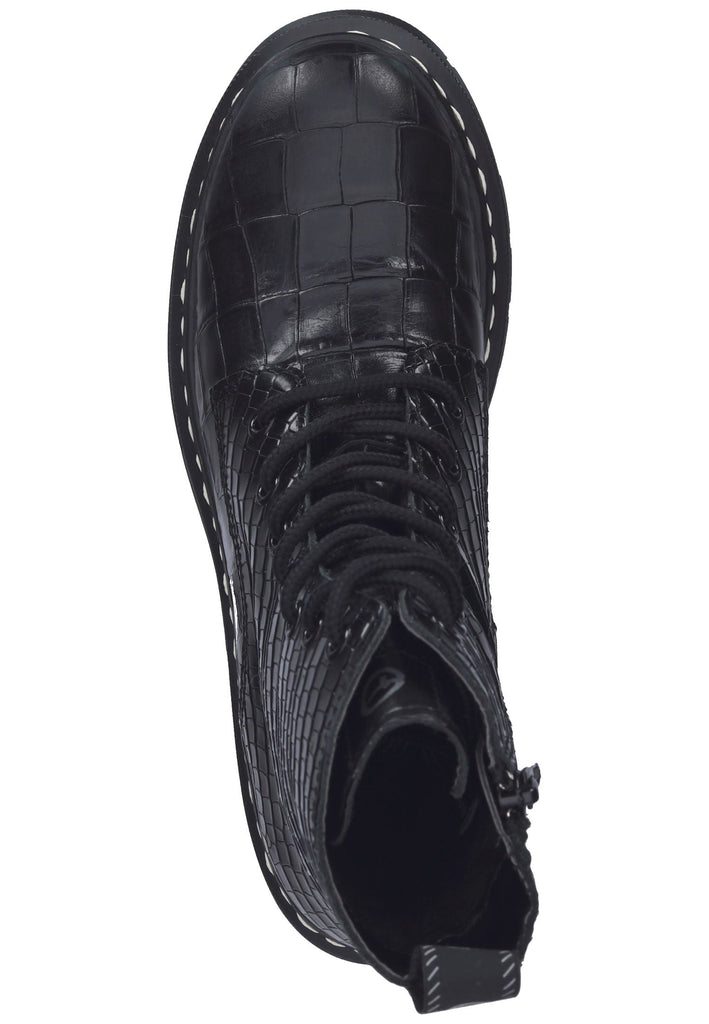 Tamaris Stiefelette Leder Schwarz