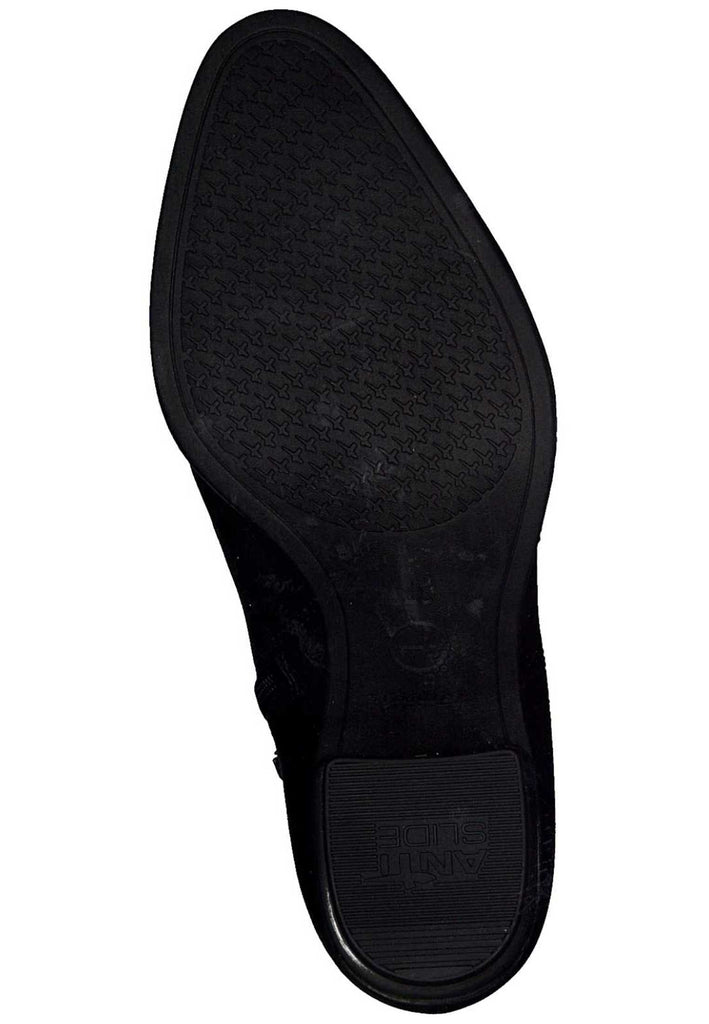 Tamaris Stiefelette Leder Schwarz