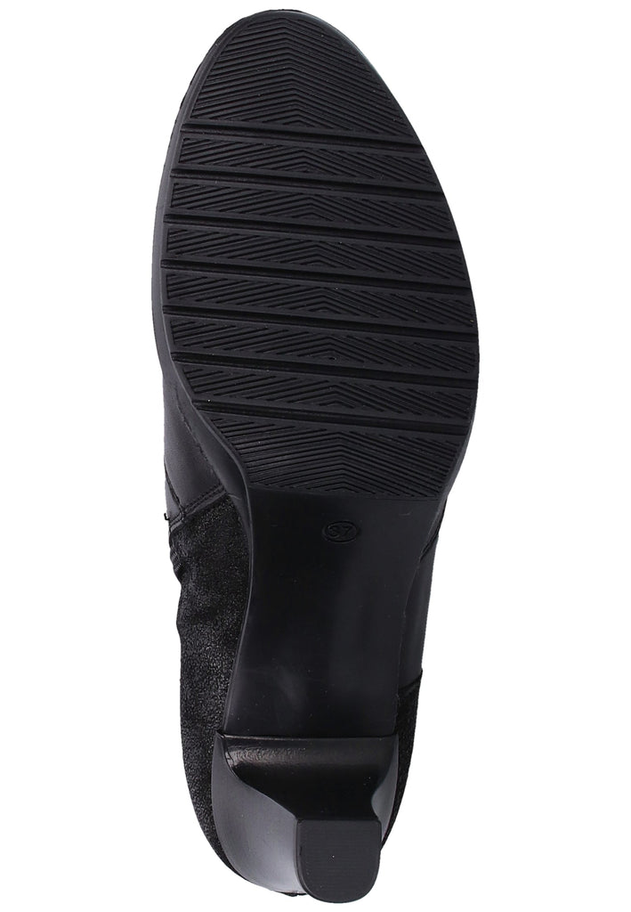 Tamaris Stiefelette Leder Schwarz