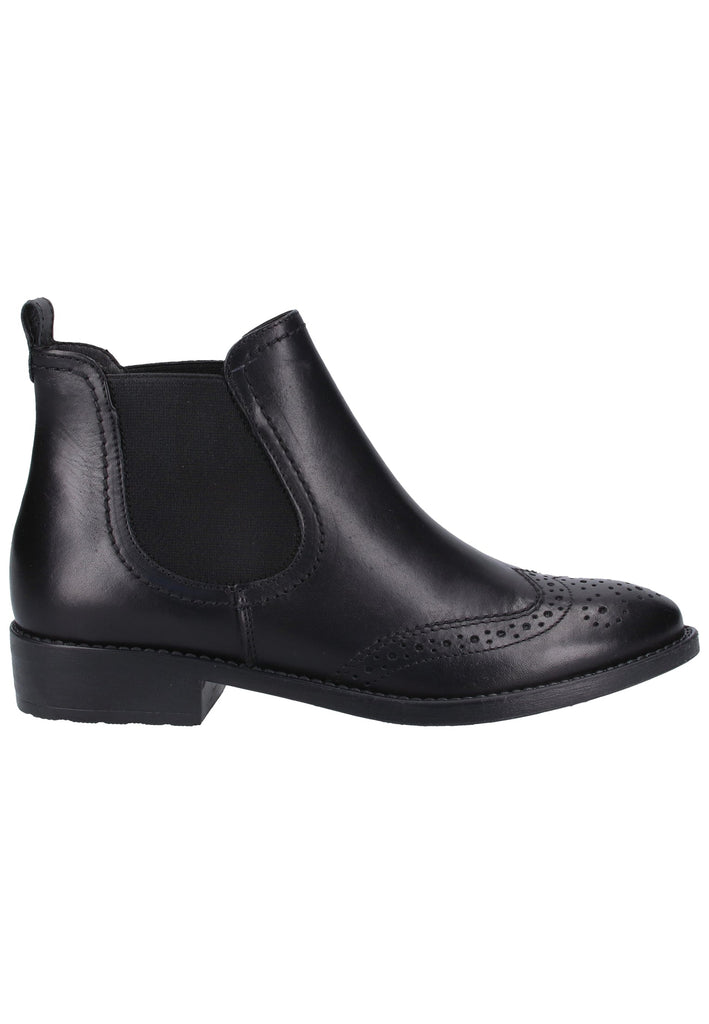 Tamaris Stiefelette Leder Schwarz