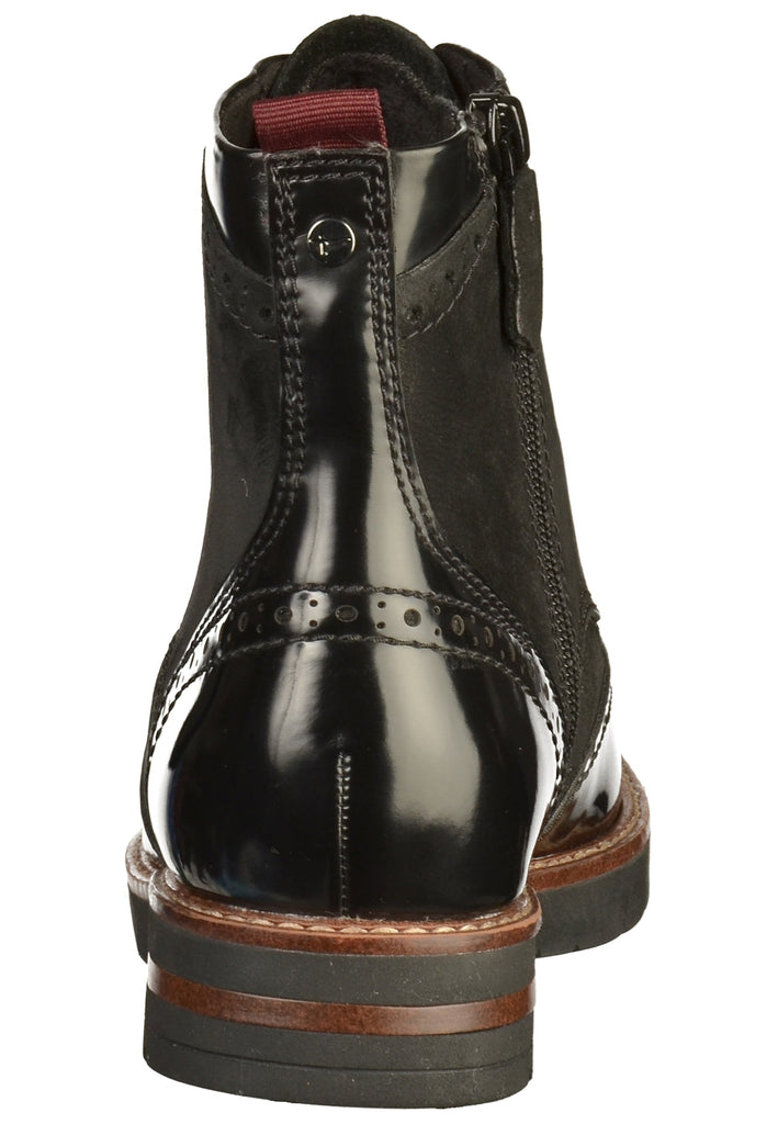 Tamaris Stiefelette Leder Schwarz