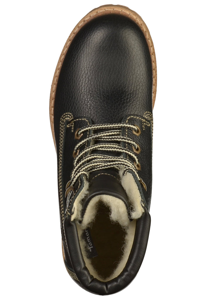 Tamaris Stiefelette Leder Schwarz