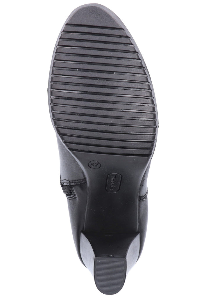 Tamaris Stiefelette Leder Schwarz