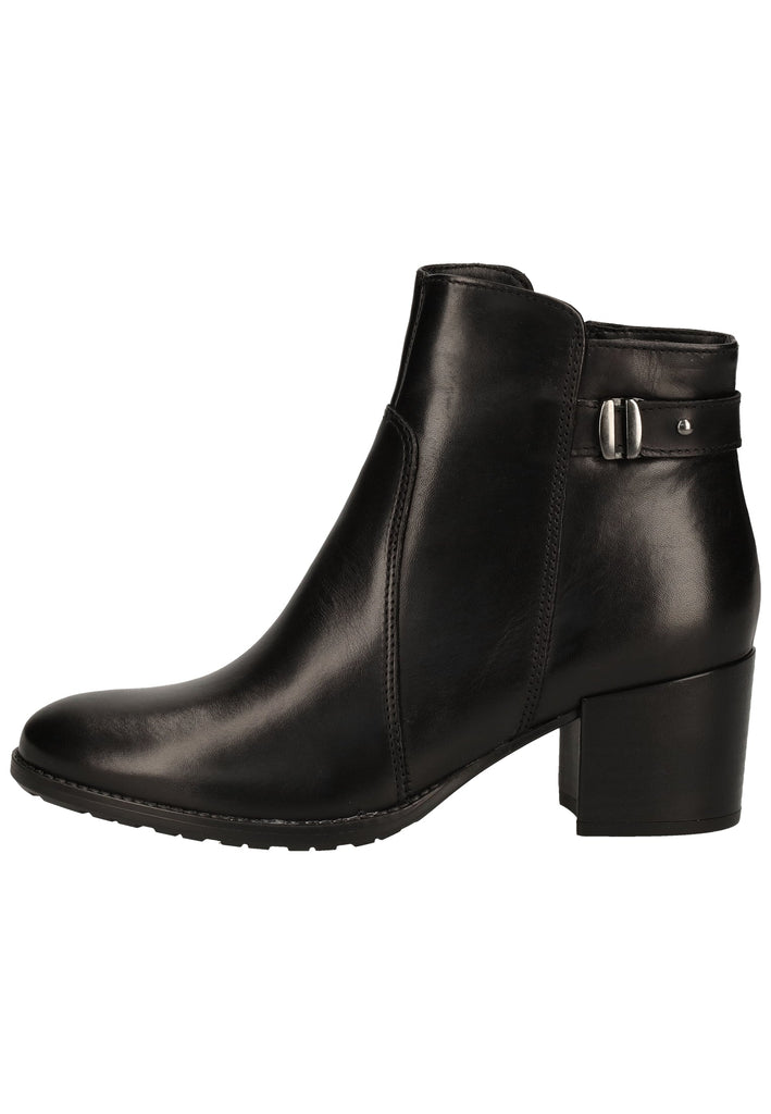 Tamaris Stiefelette Leder Schwarz