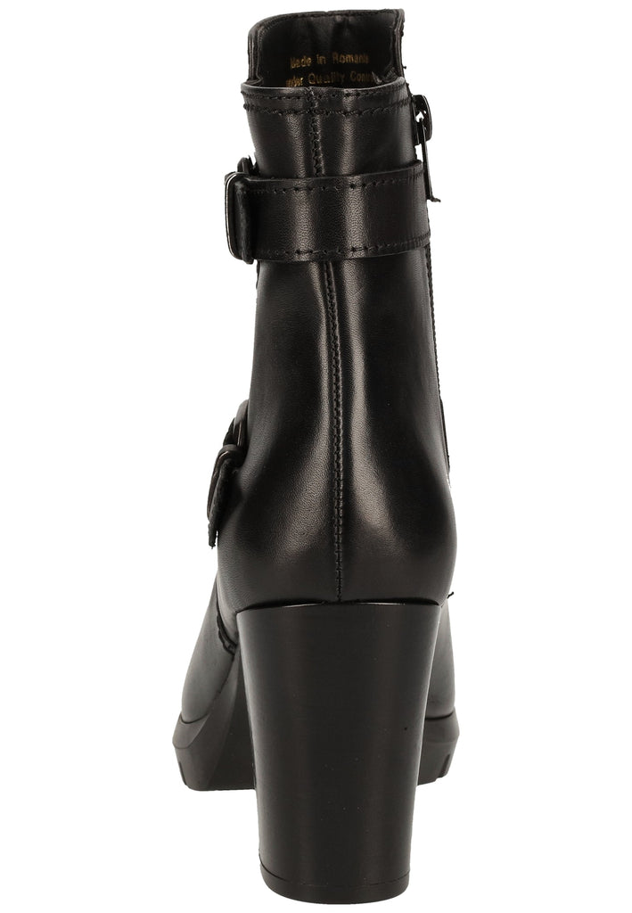 Tamaris Stiefelette Leder Schwarz